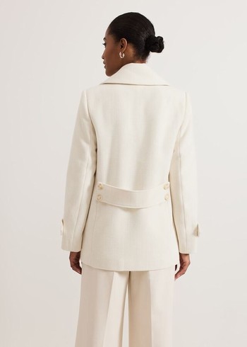 Phase Eight Amelie Ivory Coats White Canada | IXJGLY-147